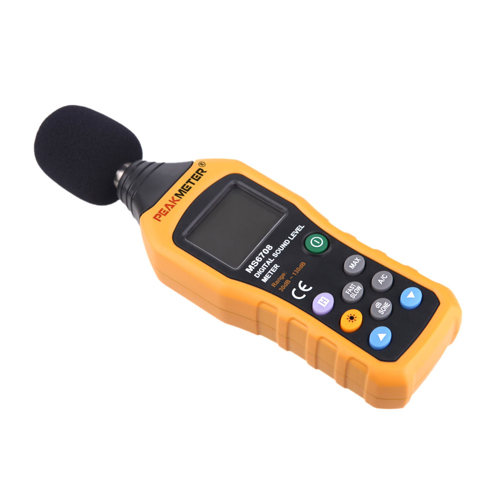 Best PEAKMETER MS6708 Digital Sound Level Meter dB Sale Online Shopping