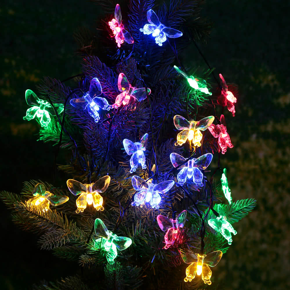 Best Outdoor Garden Solar Powered 4.7M 20 LED Multi Color Butterfly Sale Online Shopping ...