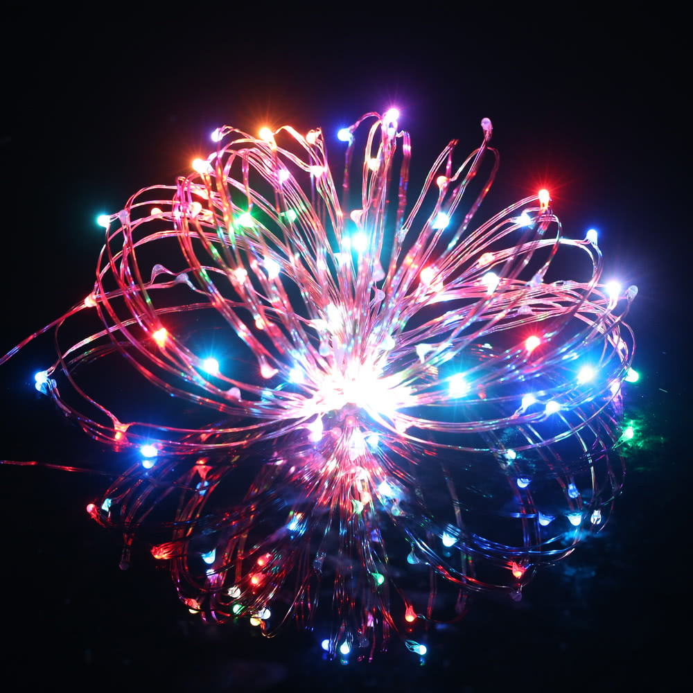 Best Tomshine 10M/33FT 100LEDs Starry String Multicolored Flashing multiclor uk plug Sale Online ...