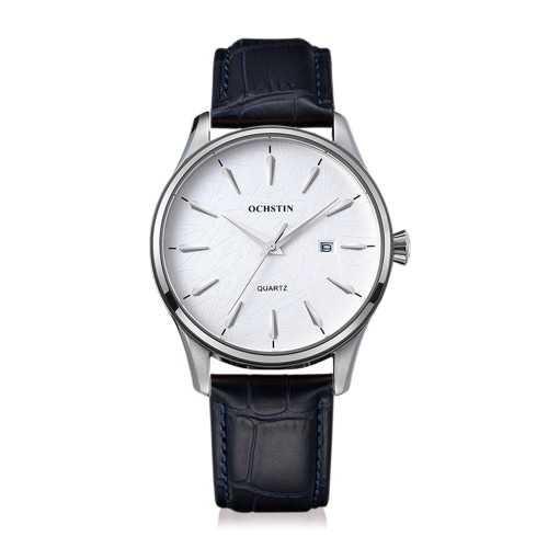 OCHSTIN Brand Luxury Genuine Leather Quartz Couple Watch
