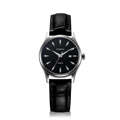 OCHSTIN Brand Luxury Genuine Leather Quartz Couple Watch
